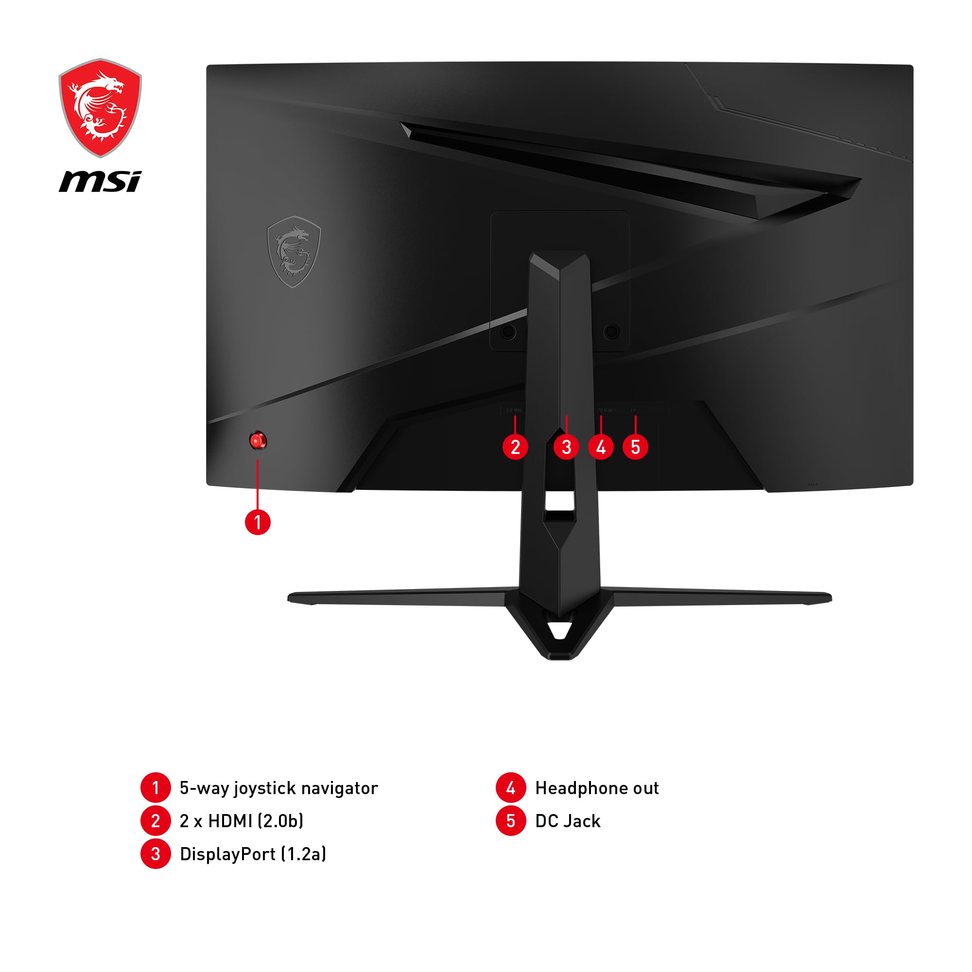 Amazon.co.jp: MSI G2422C 23.6 Inch FHD Curved Gaming Monitor